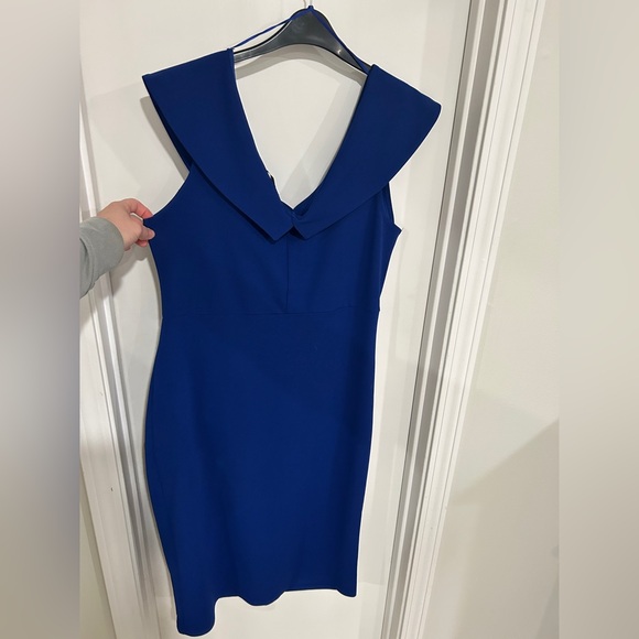 Blue Sleeveless Dress - Picture 3 of 3